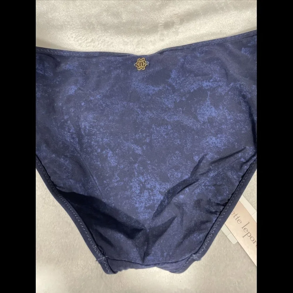 NWT‎ $84 Nanette Lepore Peace Love Charmer Bikini Bottoms [ Small ]